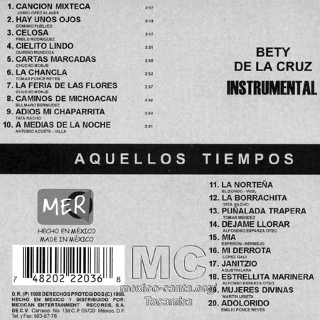 Bety de la Cruz - Salterio