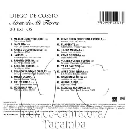 Diego de Cossío - Aires de mi Tierra