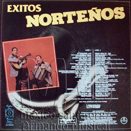 Éxitos Norteños - Trasera