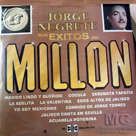 Jorge Negrete - Portada