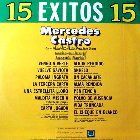 Mercedes Castro - Trasera