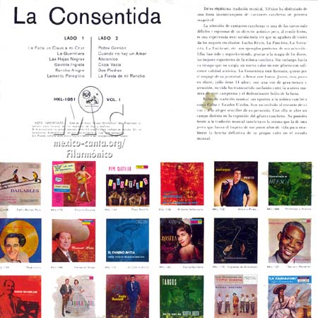 Trasera - La Consentida