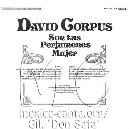 Son tus perjúmenes, mujer