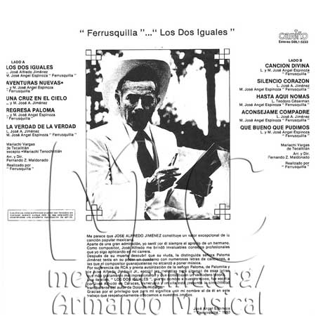 Tras - José Ángel Espinosa, Ferrusquilla