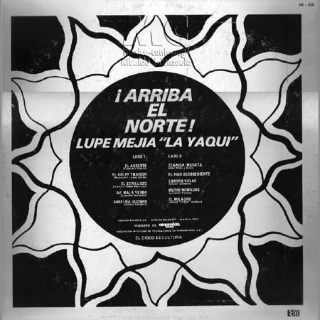 Tras - Lupe Mejía, La Yaqui