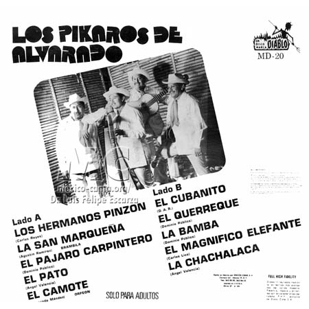 Trasera - Los Píkaros de Alvarado