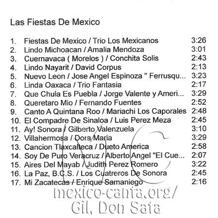 tras - Fiestas de México