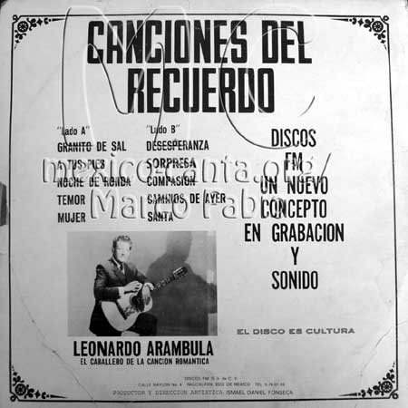 tras - Leonardo, el Güero Arámbula