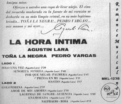 Tras - La Hora Íntima