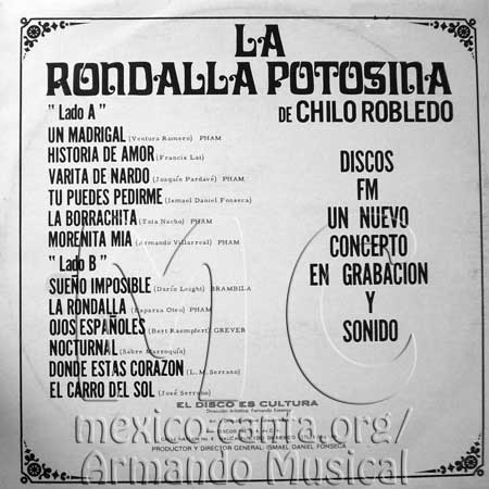 Portada Rondalla Potosina